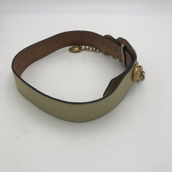 Vintage Leatherock Designer Women\'s Belt, Size Medium